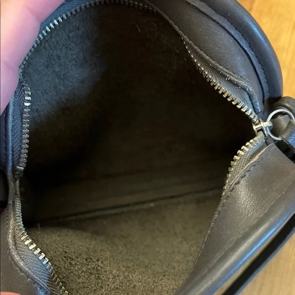 Coach Vintage Abbie Zip Gray Glove tanned leather crossbody Style 9017 - Picture 9 of 15